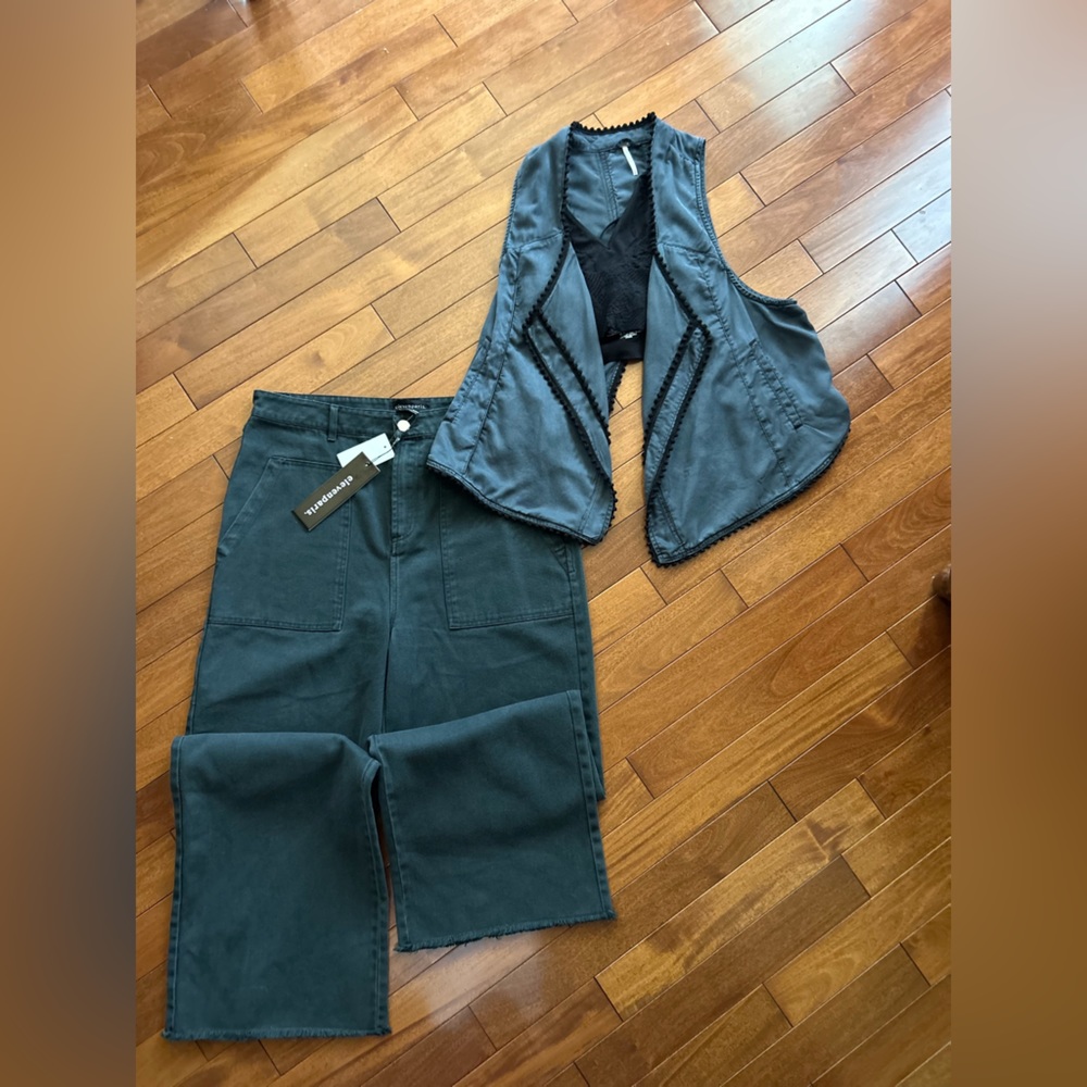 Elevenparis gray wide leg jeans size 30New with tag - Picture 6 of 12